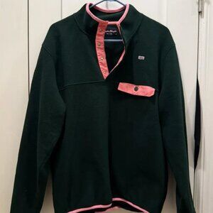 NWOT Rowing Blazers Green & Pink Polar Fleece Pullover